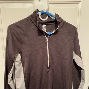 Grey under armour 1/4 zip